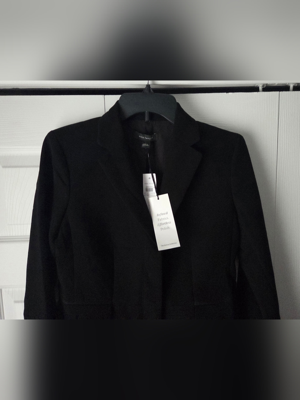 NWT Ann Taylor Classic Black Women's Blazer Size 0 - Picture 4 of 12